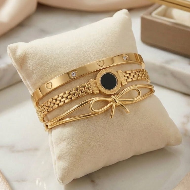 Love Knot Bangle Stack - Upakarnaproduct_type