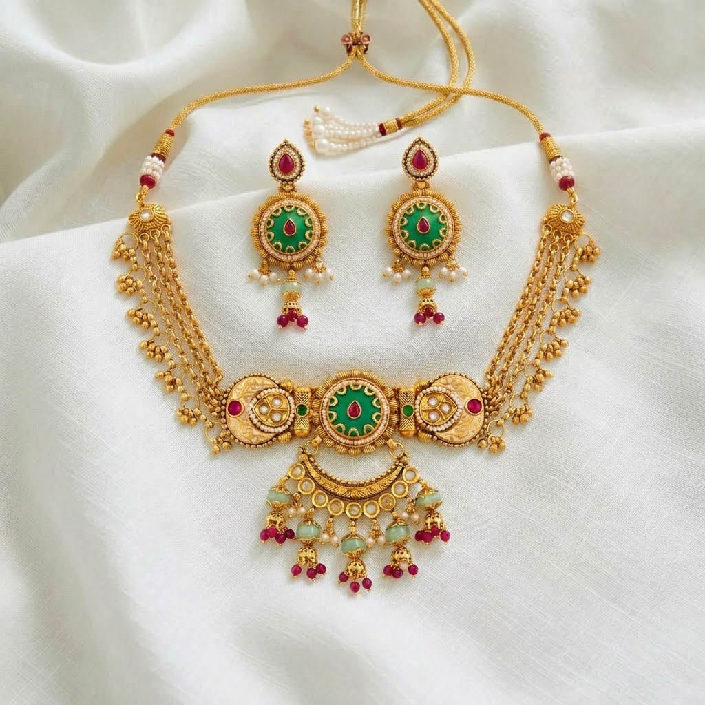 Maharani’s Heirloom Necklace Set - Upakarnaproduct_type