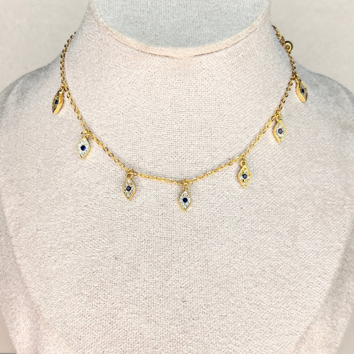 Mini Mystical Gaze Evil Eye Choker - Upakarnaproduct_type