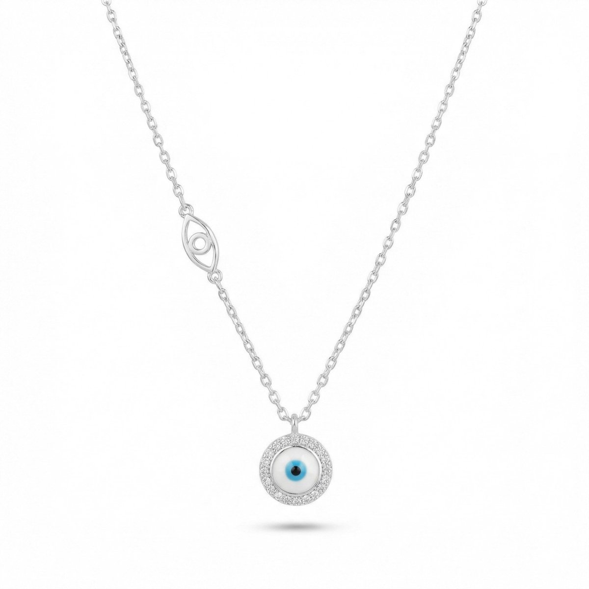 Minimal Evil Eye Necklace - Upakarnaproduct_type