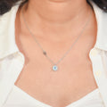 Minimal Evil Eye Necklace | Demi-Fine | Anti-tarnish  | Silver | Golden | Adjustable