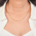 Modern Morse Necklace