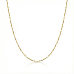 Modern Morse Necklace