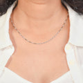 Modern Morse Necklace