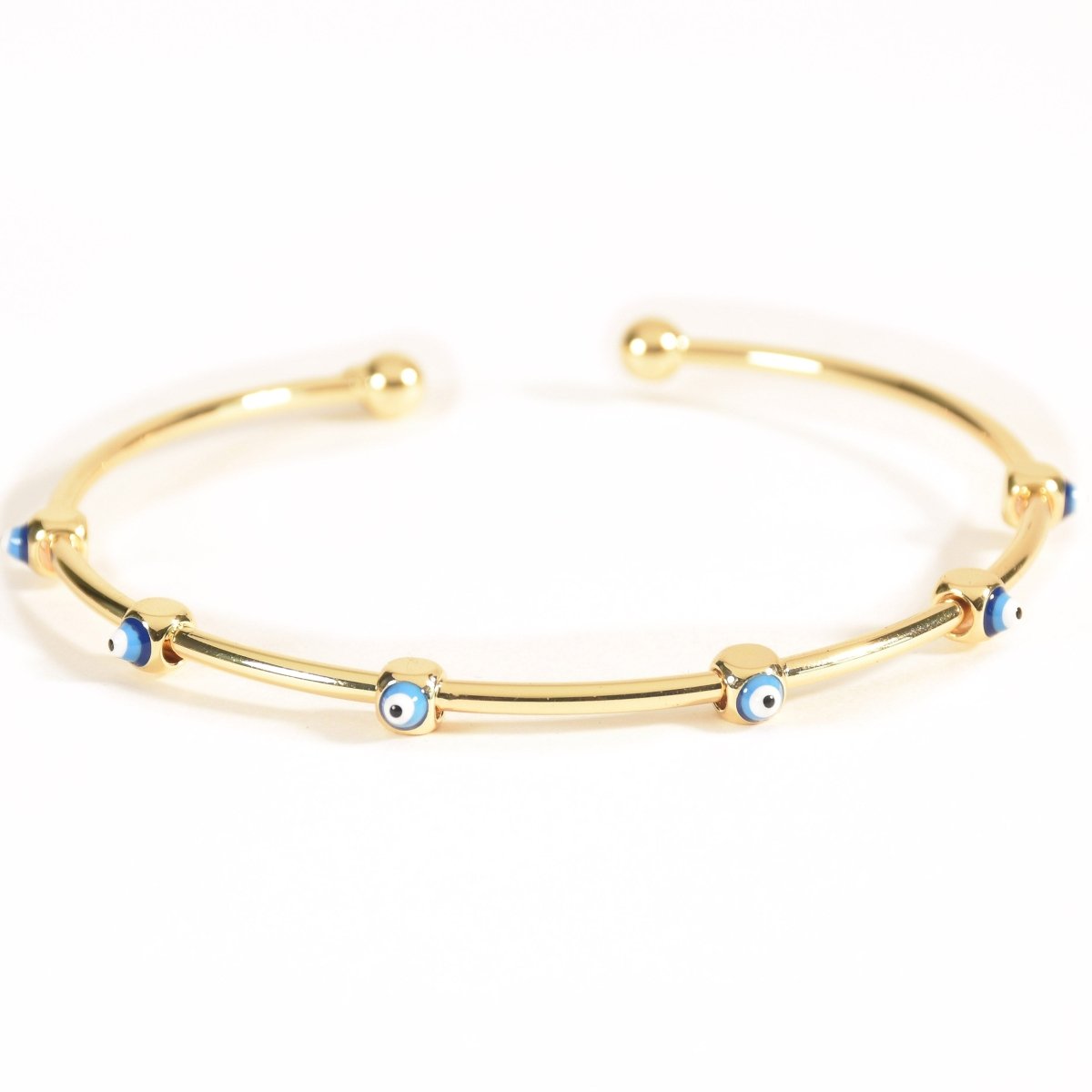 Multi Evil Eye Cuff Bangle - Upakarnaproduct_type