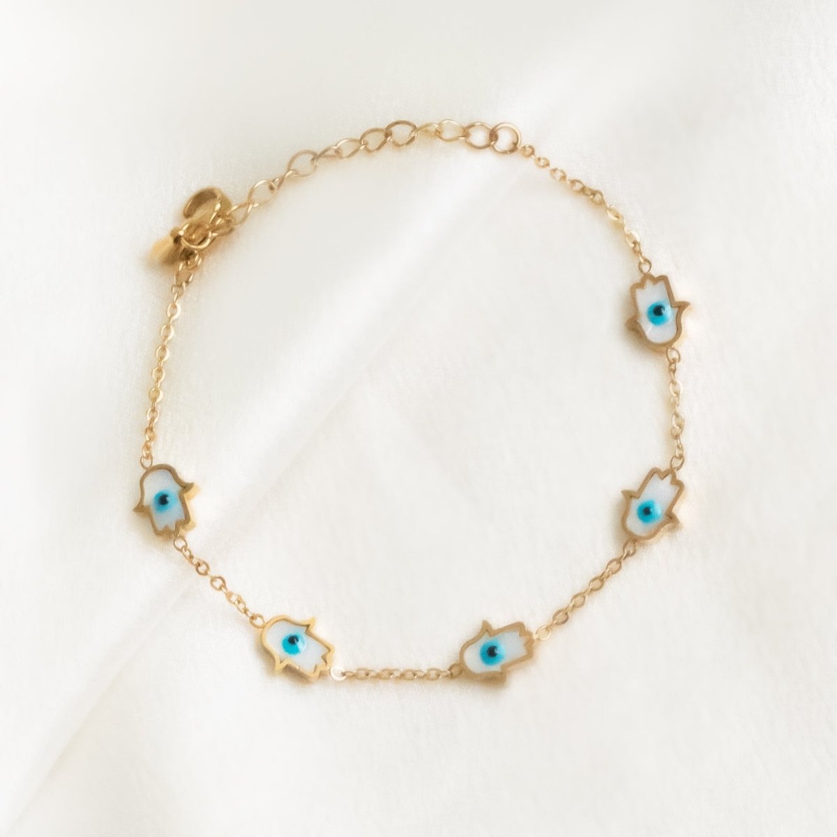 Multi Evil Eye Hamsa Bracelet - Upakarnaproduct_type