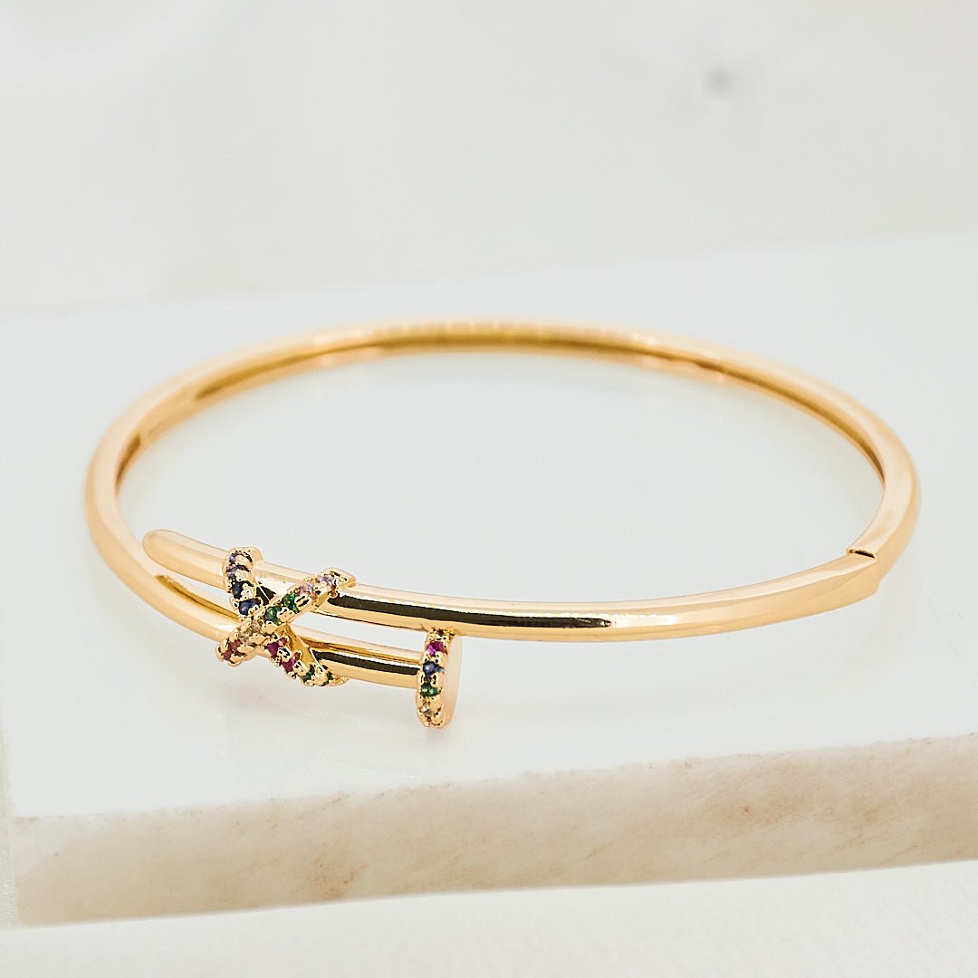 Multicolored Nail Bangle - Upakarnaproduct_type