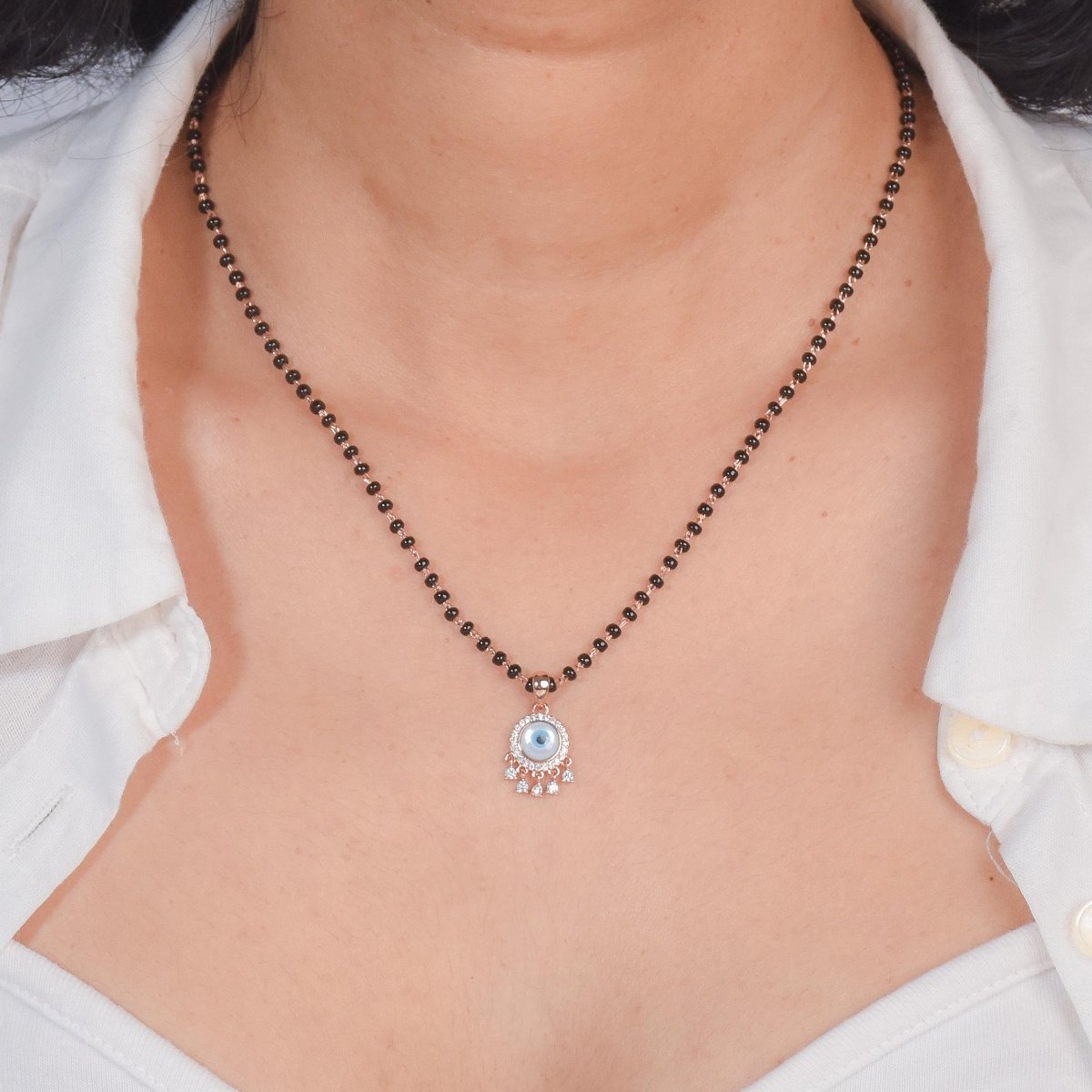Mystic Evil Eye Mangalsutra Necklace - Upakarnaproduct_type