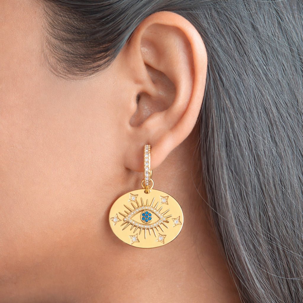 Oracle Evil Eye Earring - Upakarnaproduct_type