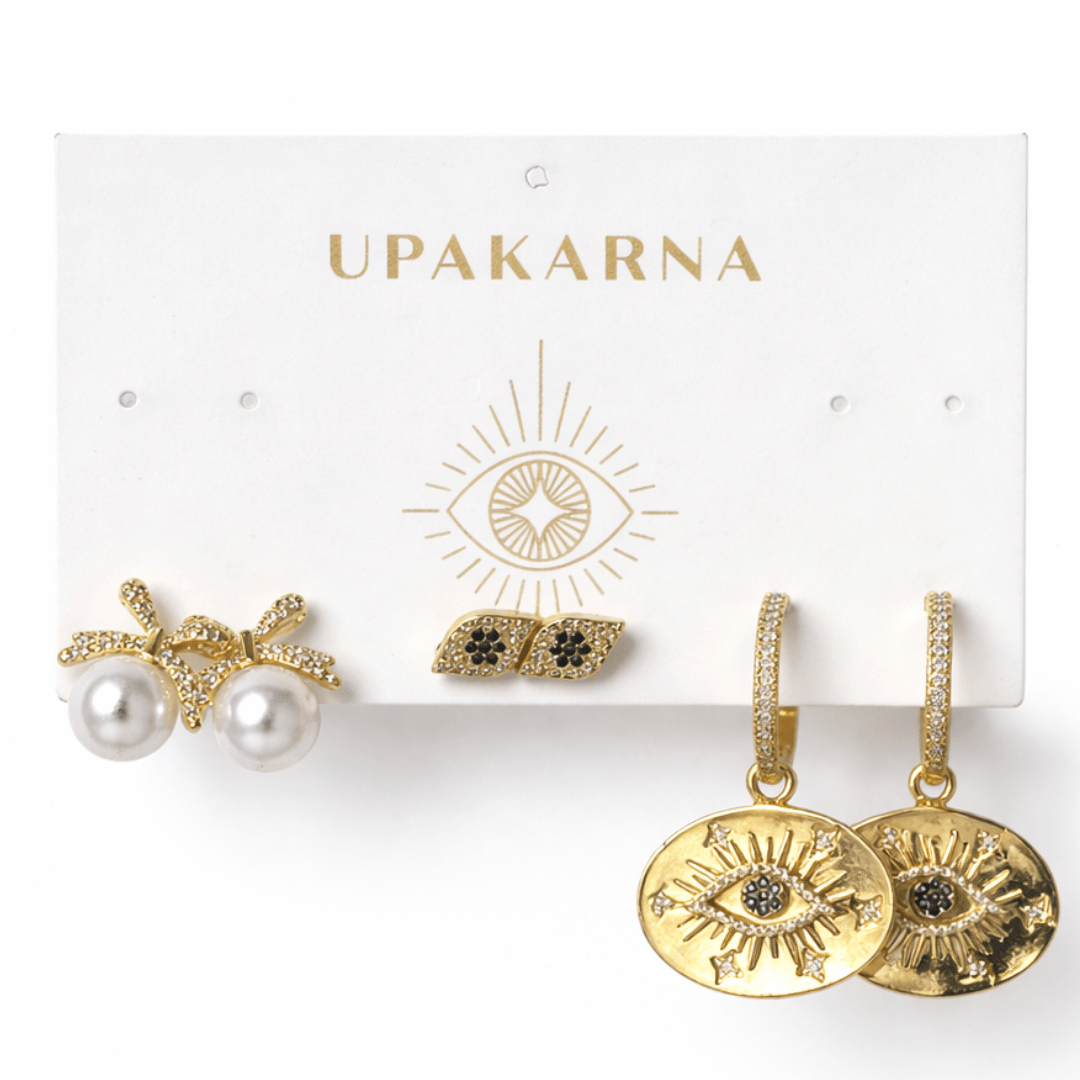 Oracle Evil Eye Earring Stack - Upakarnaproduct_type
