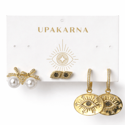 Oracle Evil Eye Earring Stack - Upakarnaproduct_type