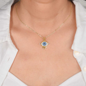 Original Evil Eye Crown Pendant