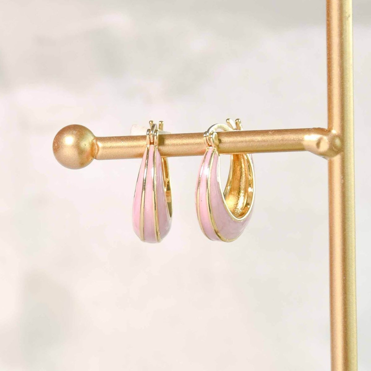 Pastel Enamel Hoops - Upakarnaproduct_type