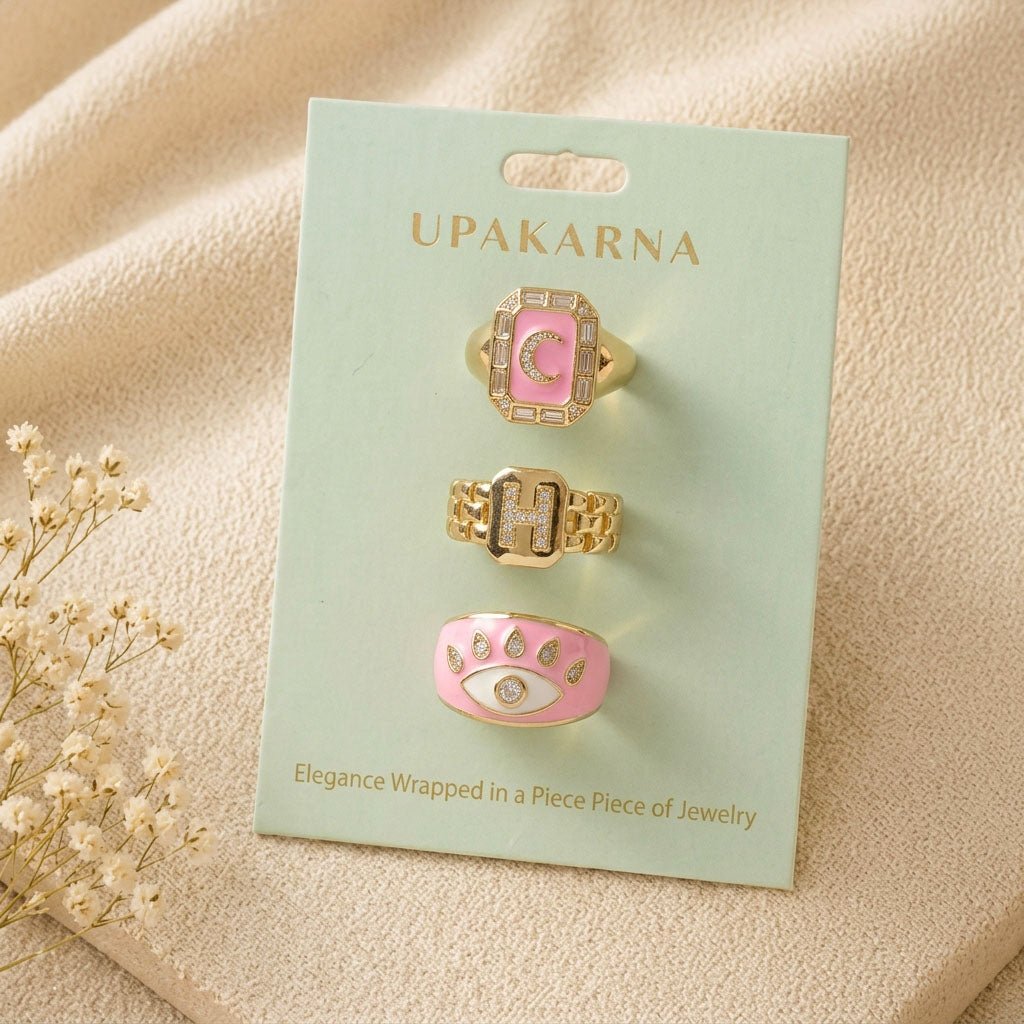 Pastel Essence Ring Stack - Upakarnaproduct_type
