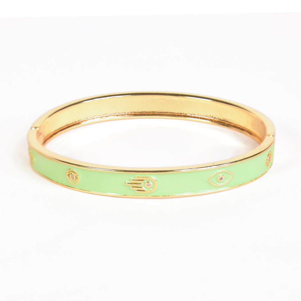 Pastel Hamsa Evil Eye Bangle - Upakarnaproduct_type