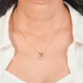 Pearl Bow Necklace