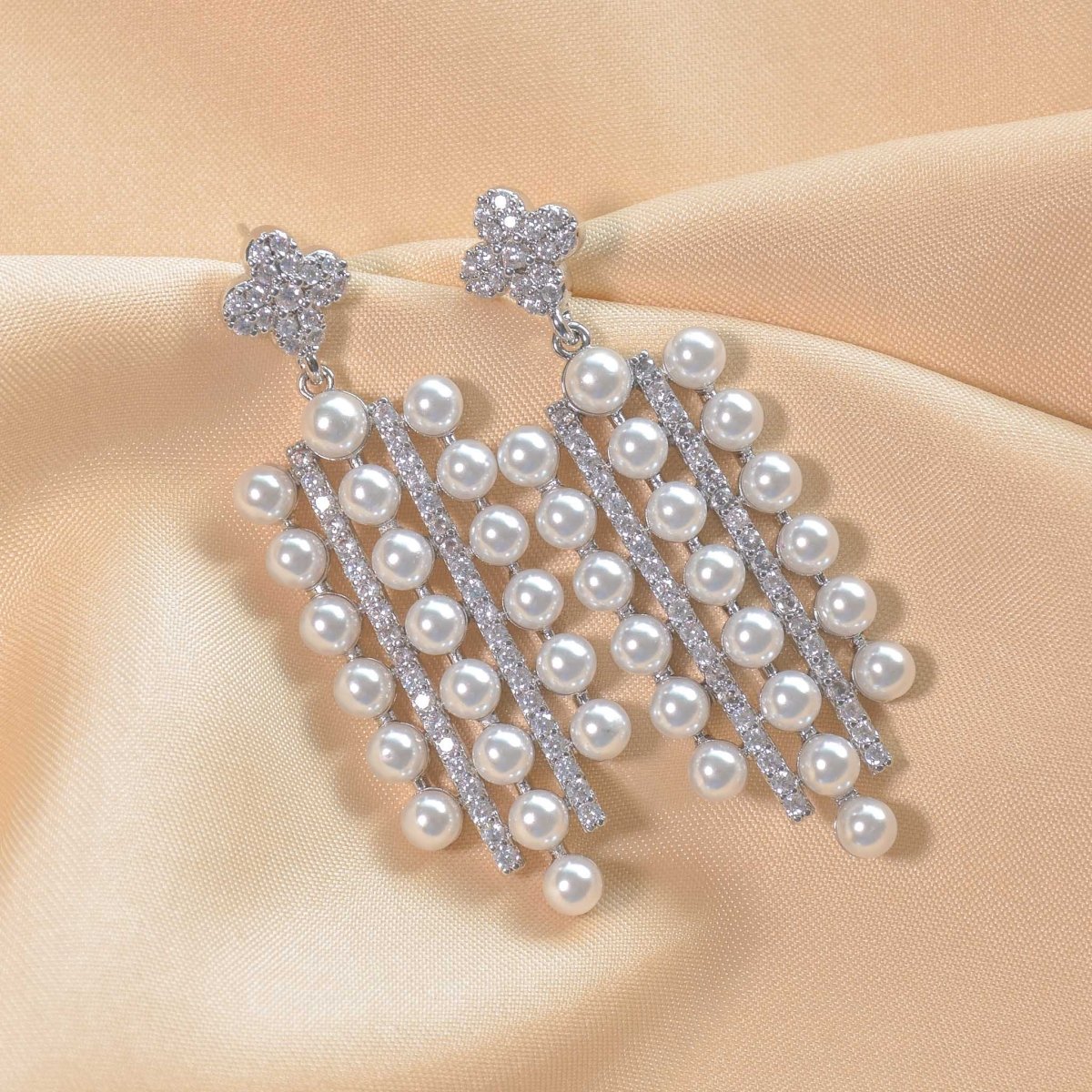 Pearl Cascade Earrings - Upakarnaproduct_type