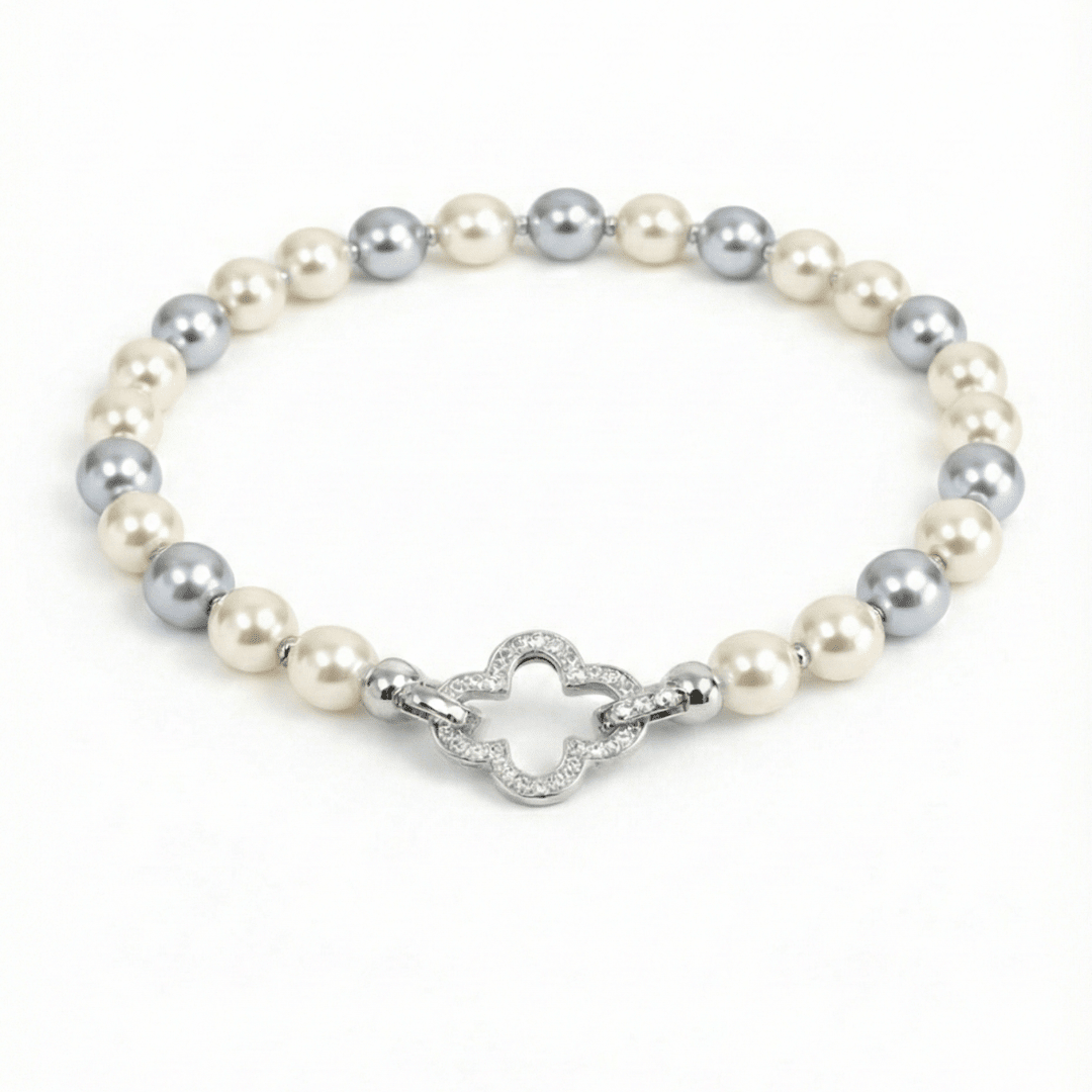 Pearl Clover Bracelet - Upakarnaproduct_type