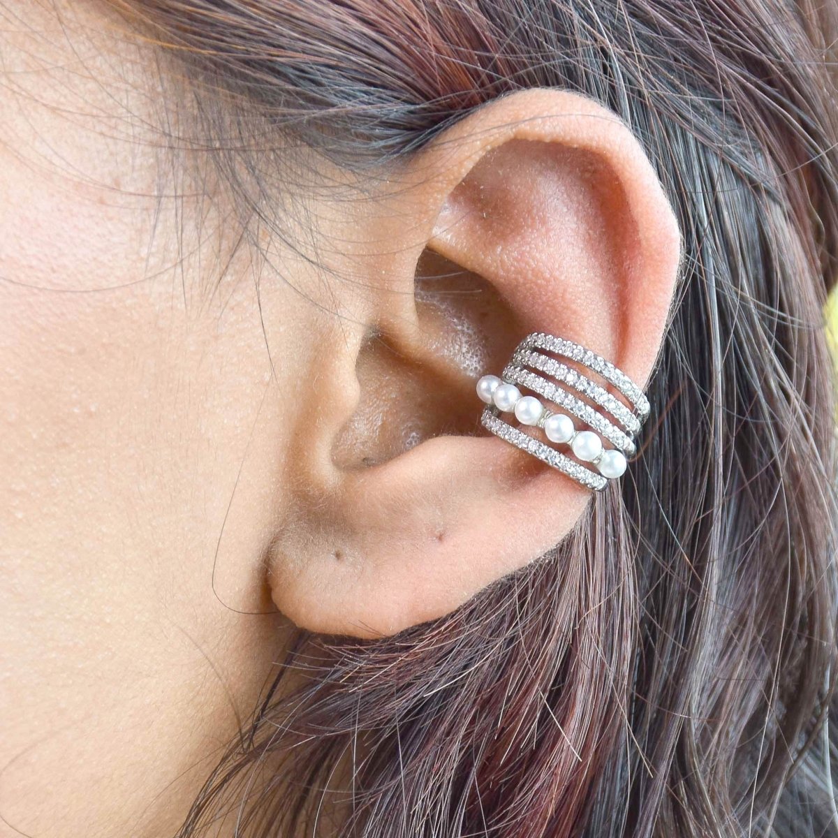 Pearl Embrace Ear Cuffs - Upakarnaproduct_type
