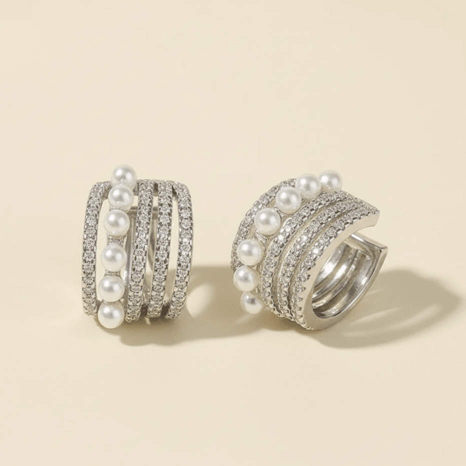 Pearl Embrace Ear Cuffs - Upakarnaproduct_type