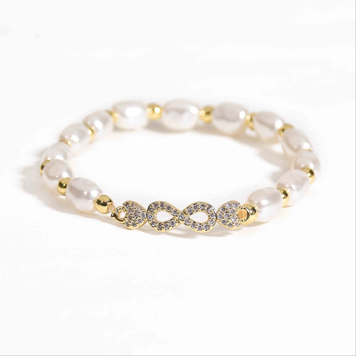 Pearl Infinity Bracelet - Upakarnaproduct_type