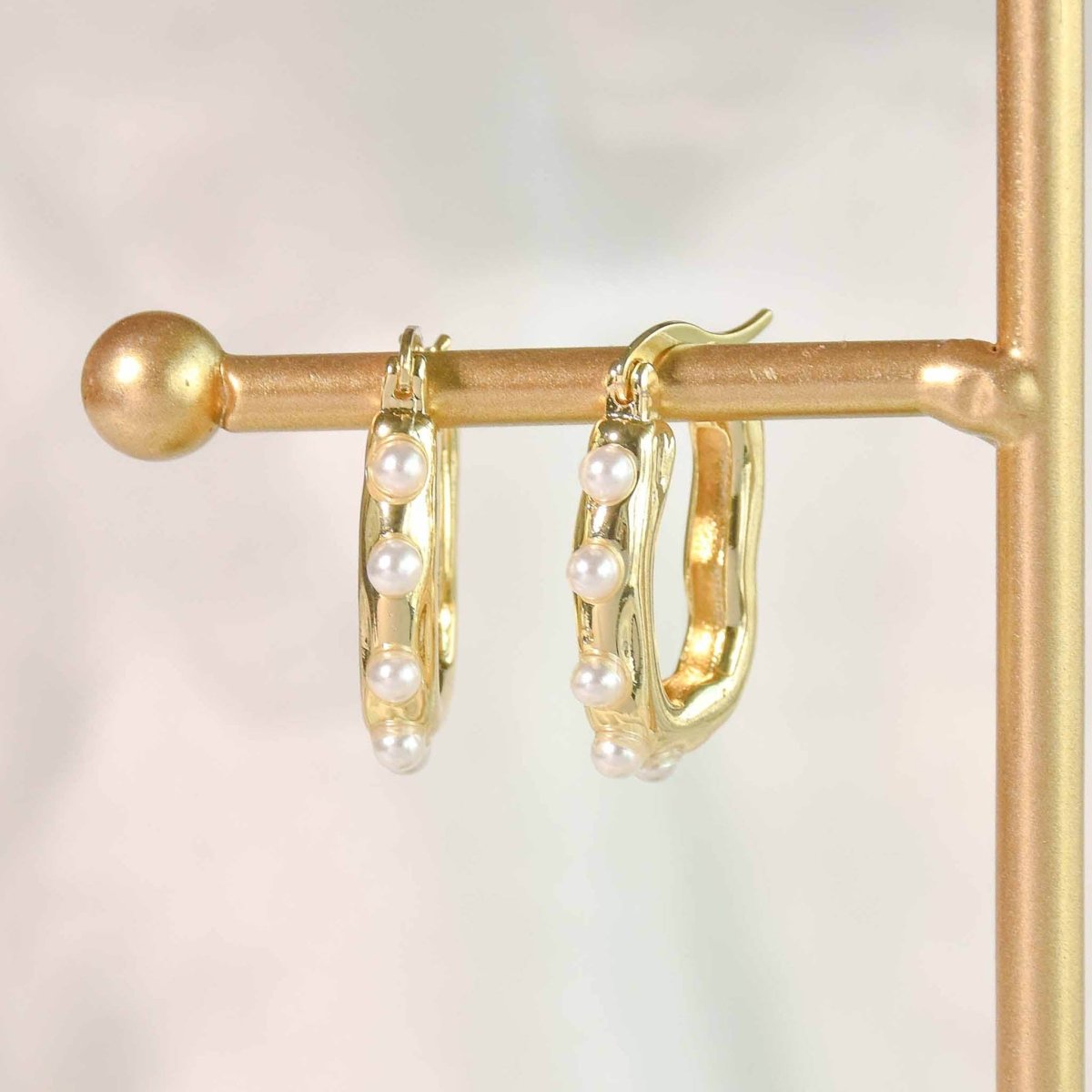 Pearl Lined Hoops - Upakarnaproduct_type