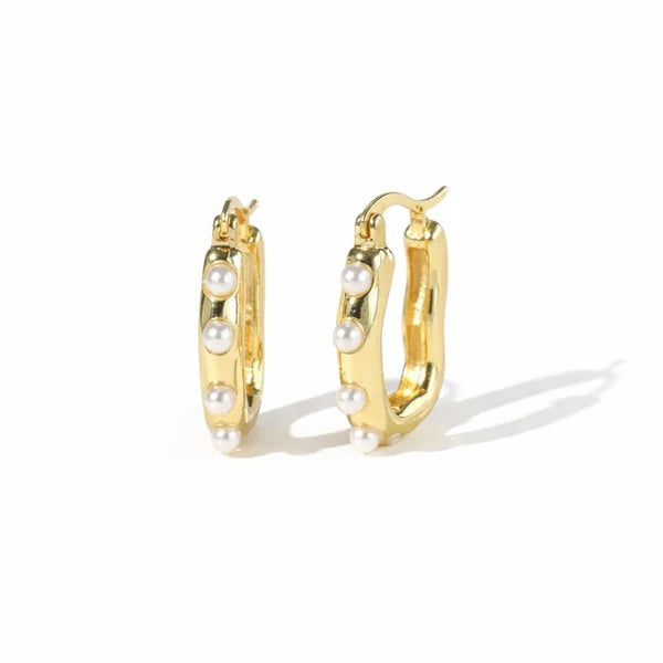 Bow & Pearl Earring Stack | Anti-Tarnish