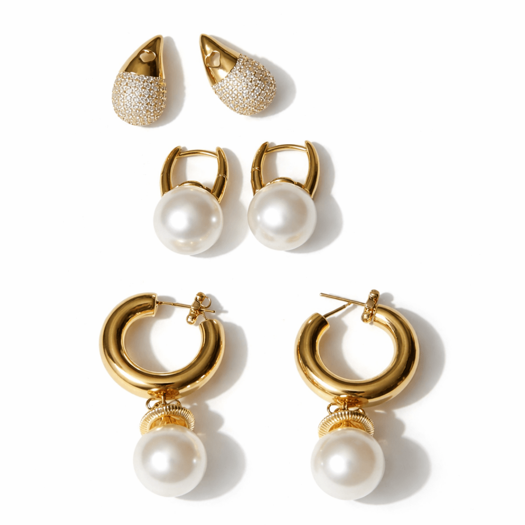 Pearl Muse Earring Stack - Upakarnaproduct_type