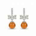Persimmon Dangler Earring