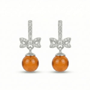 Persimmon Dangler Earring