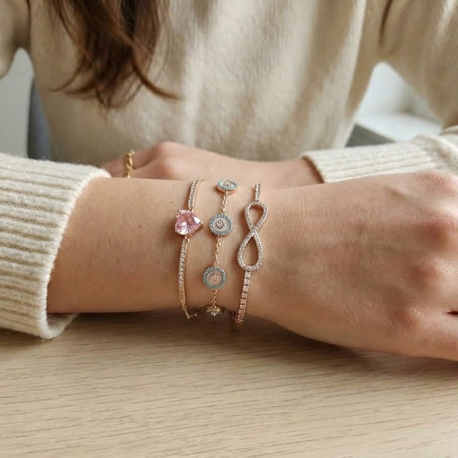 Pink Dream Bracelet Stack - Upakarnaproduct_type
