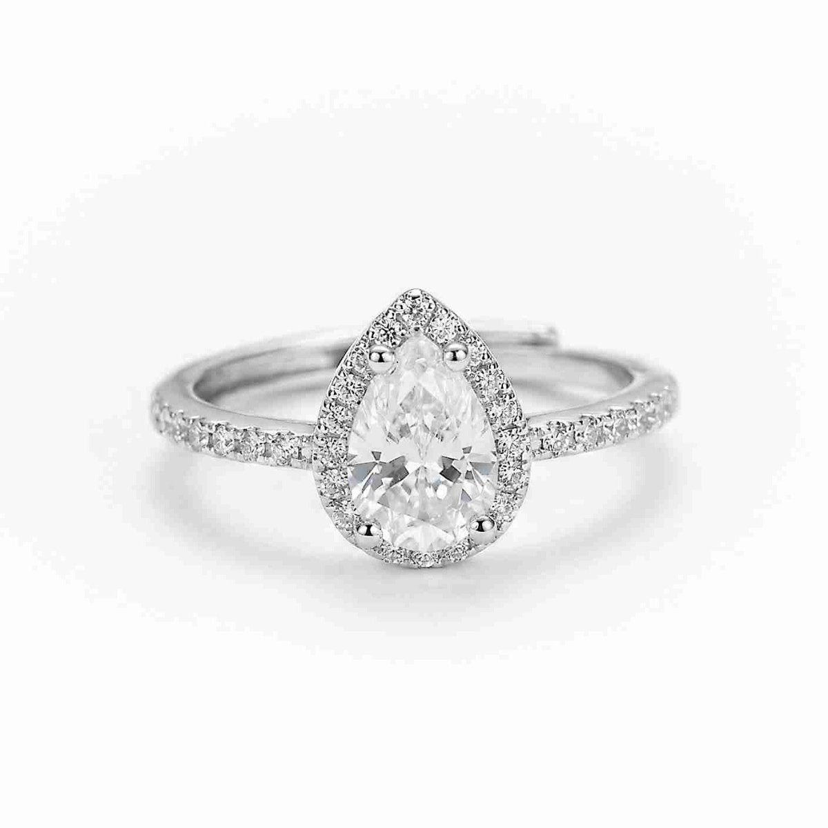 Princess Pear Diamond Ring - Upakarnaproduct_type