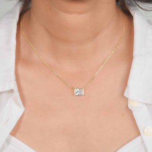 Rectangular Diamond Necklace