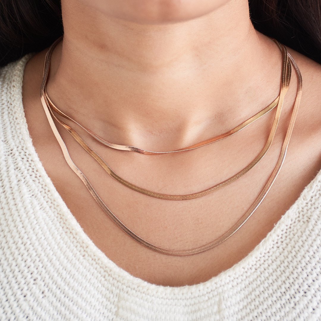 Rosegold Snake Chain - Upakarnaproduct_type