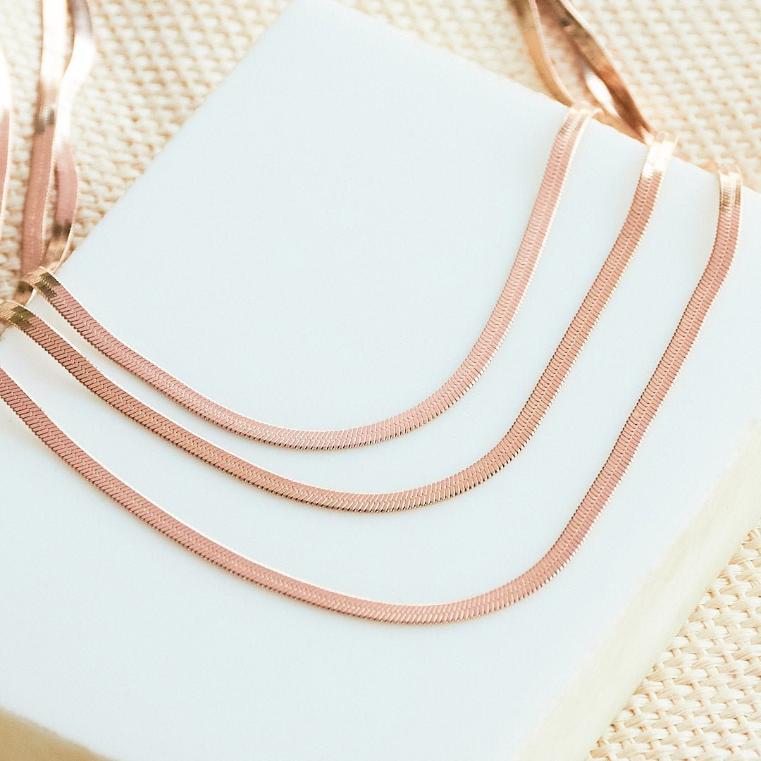 Rosegold Snake Chain - Upakarnaproduct_type