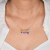 Safety Pin Charm Necklace | Demi-Fine | Anti-tarnish | Gold