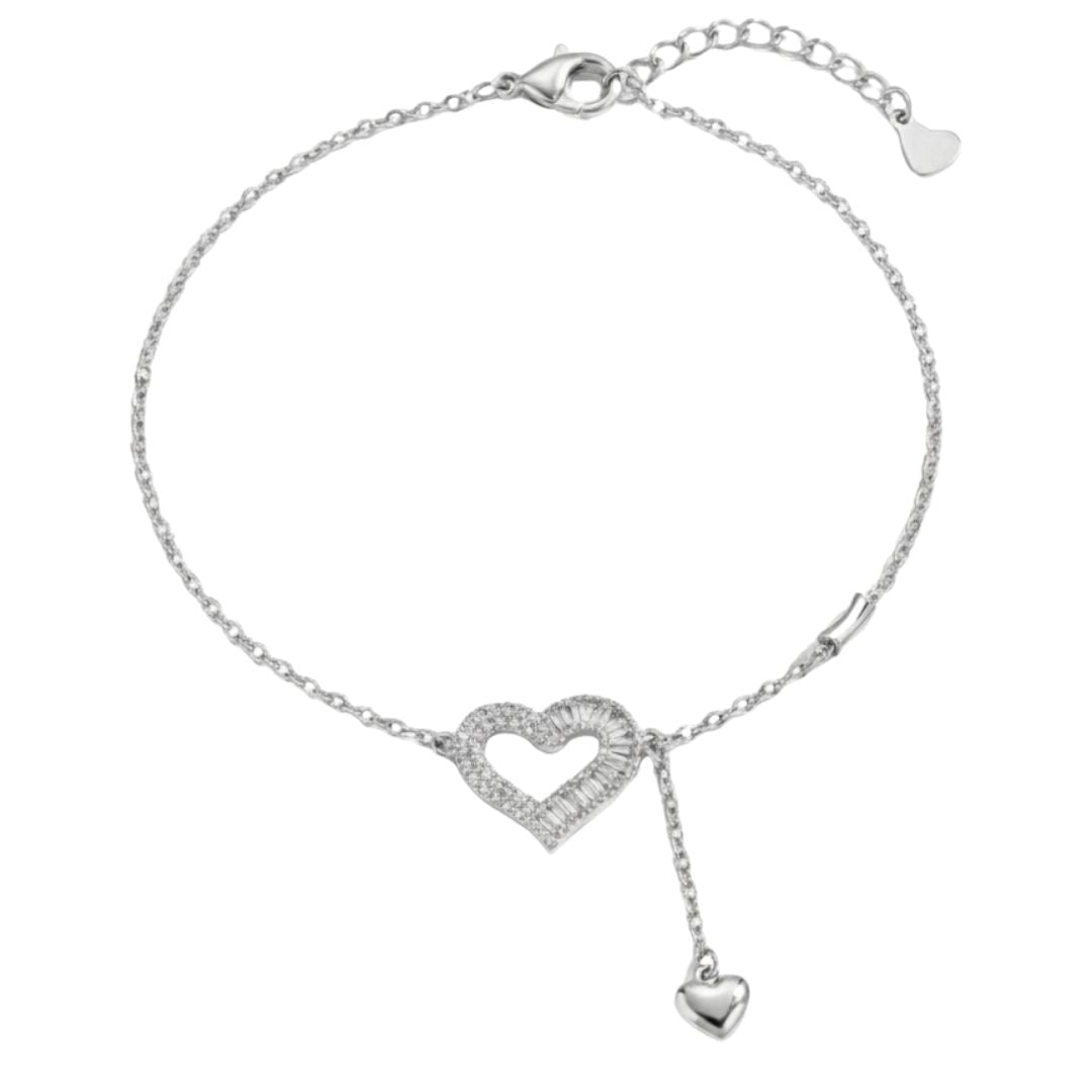 Shimmering Heart Anklet - Upakarnaproduct_type