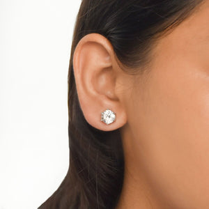 Single Stone Diamond Studs Earrings