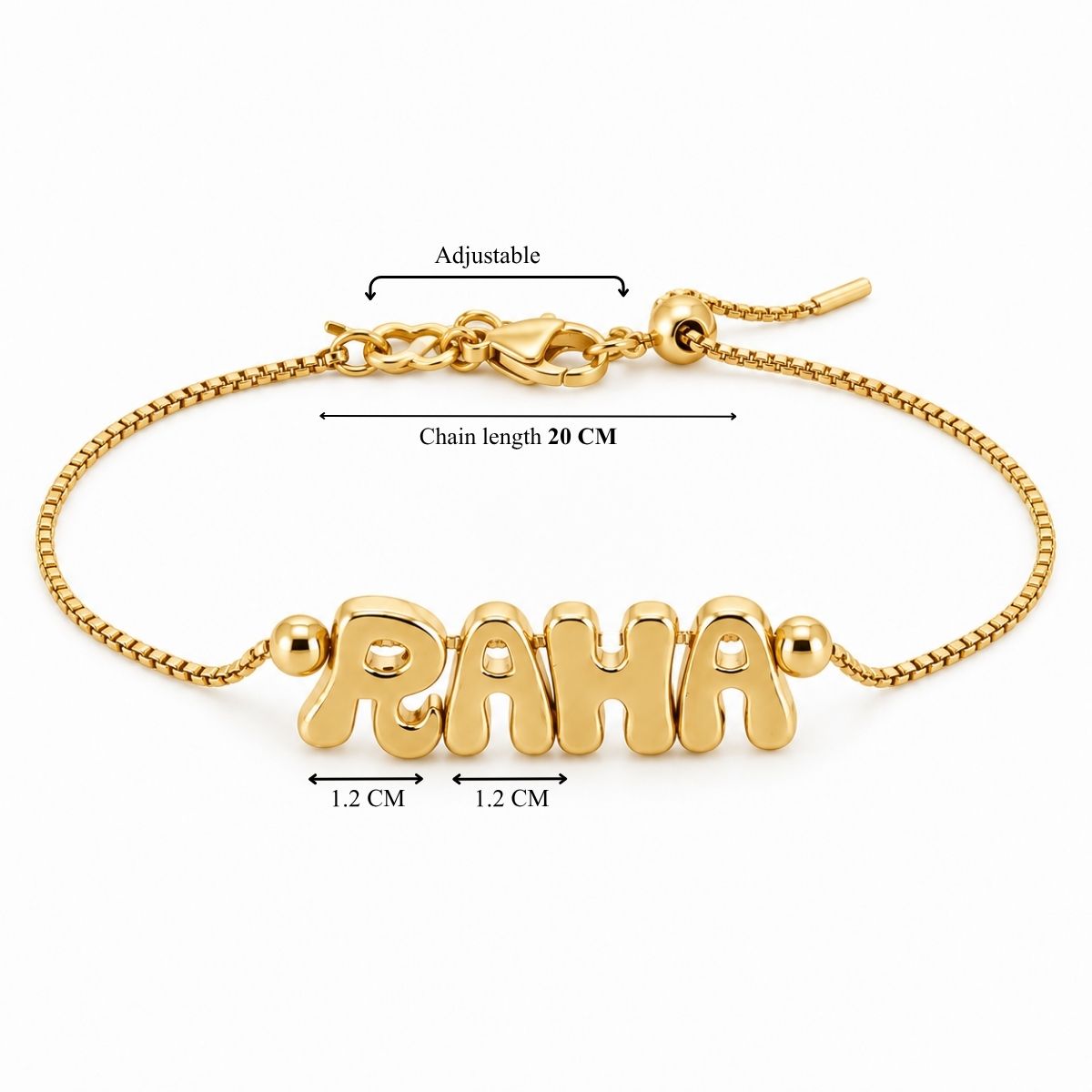 DIY Bubble Name Bracelet | Anti-Tarnish