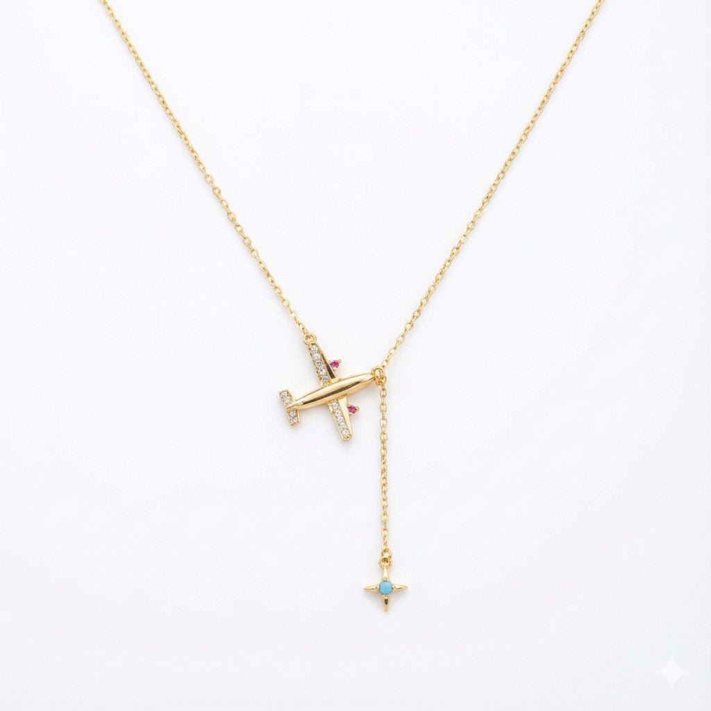Skyline Star Drop Necklace - Upakarnaproduct_type