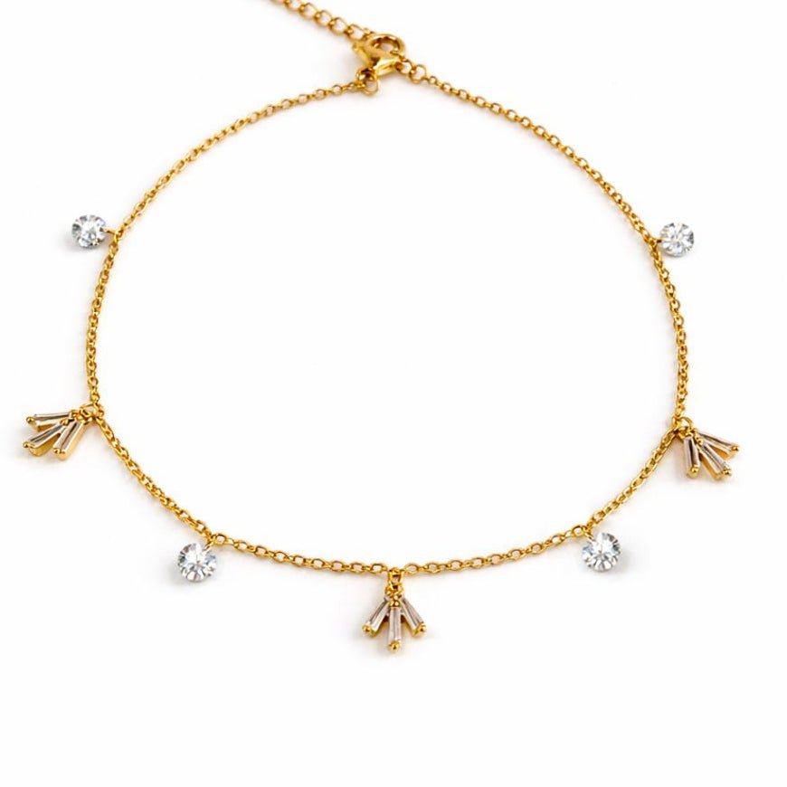 Solstice Sparkle Anklet - Upakarnaproduct_type