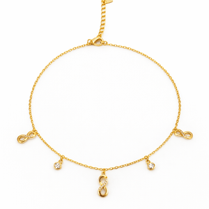 Sparkle Infinity Anklet