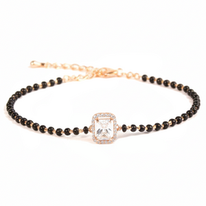 Square Diamond Mangalsutra Bracelet