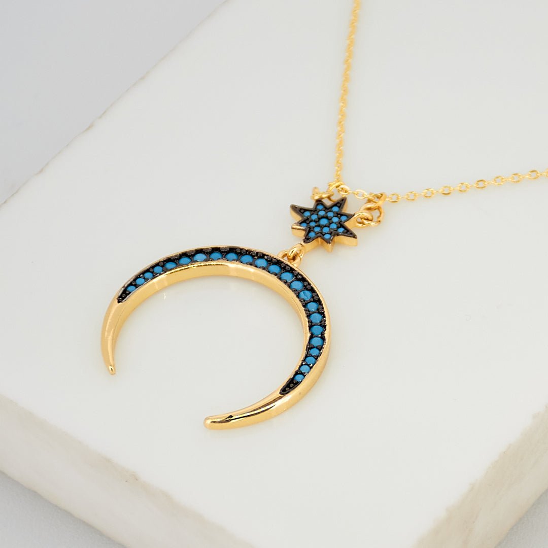 Star Horseshoe Necklace - Upakarnaproduct_type