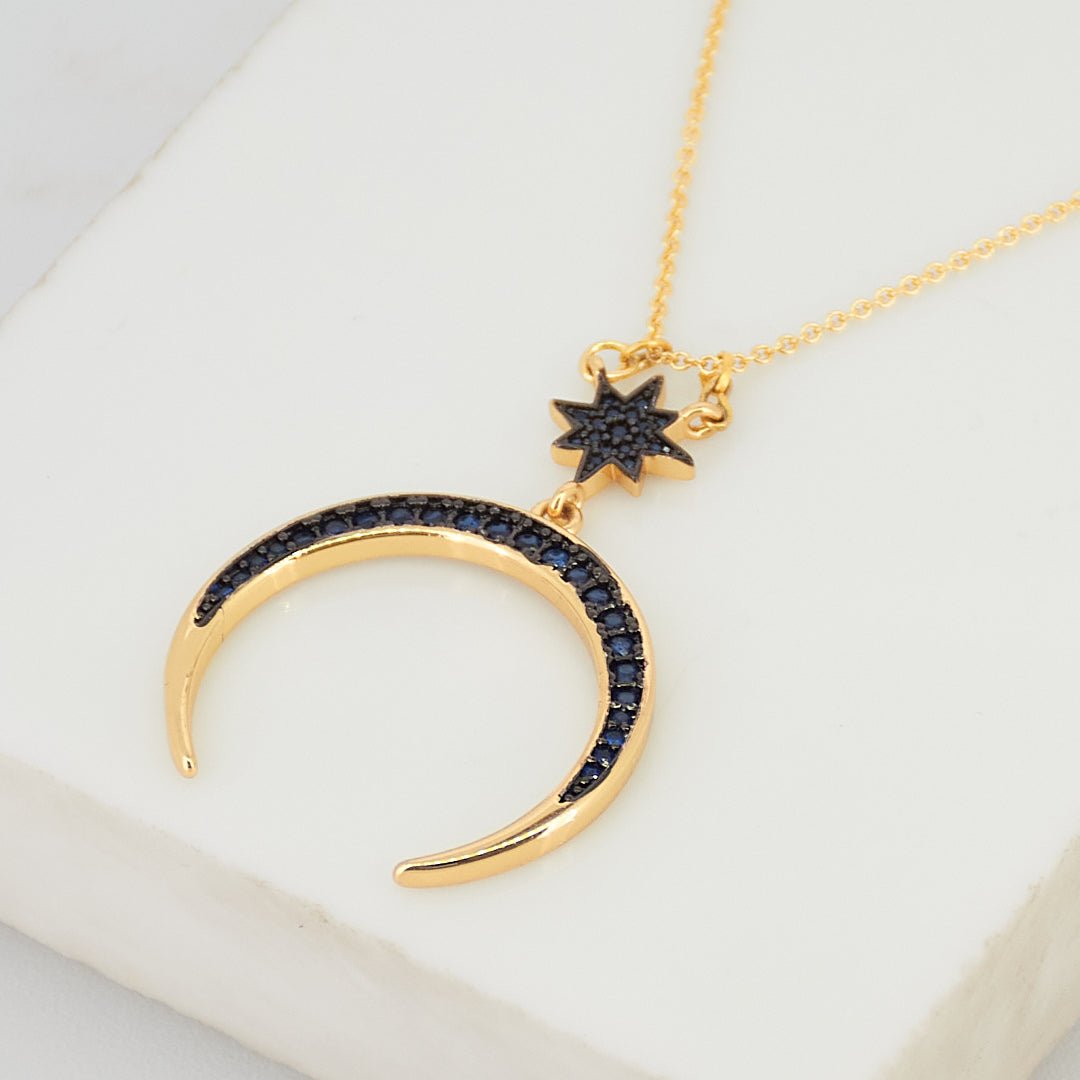 Star Horseshoe Necklace - Upakarnaproduct_type