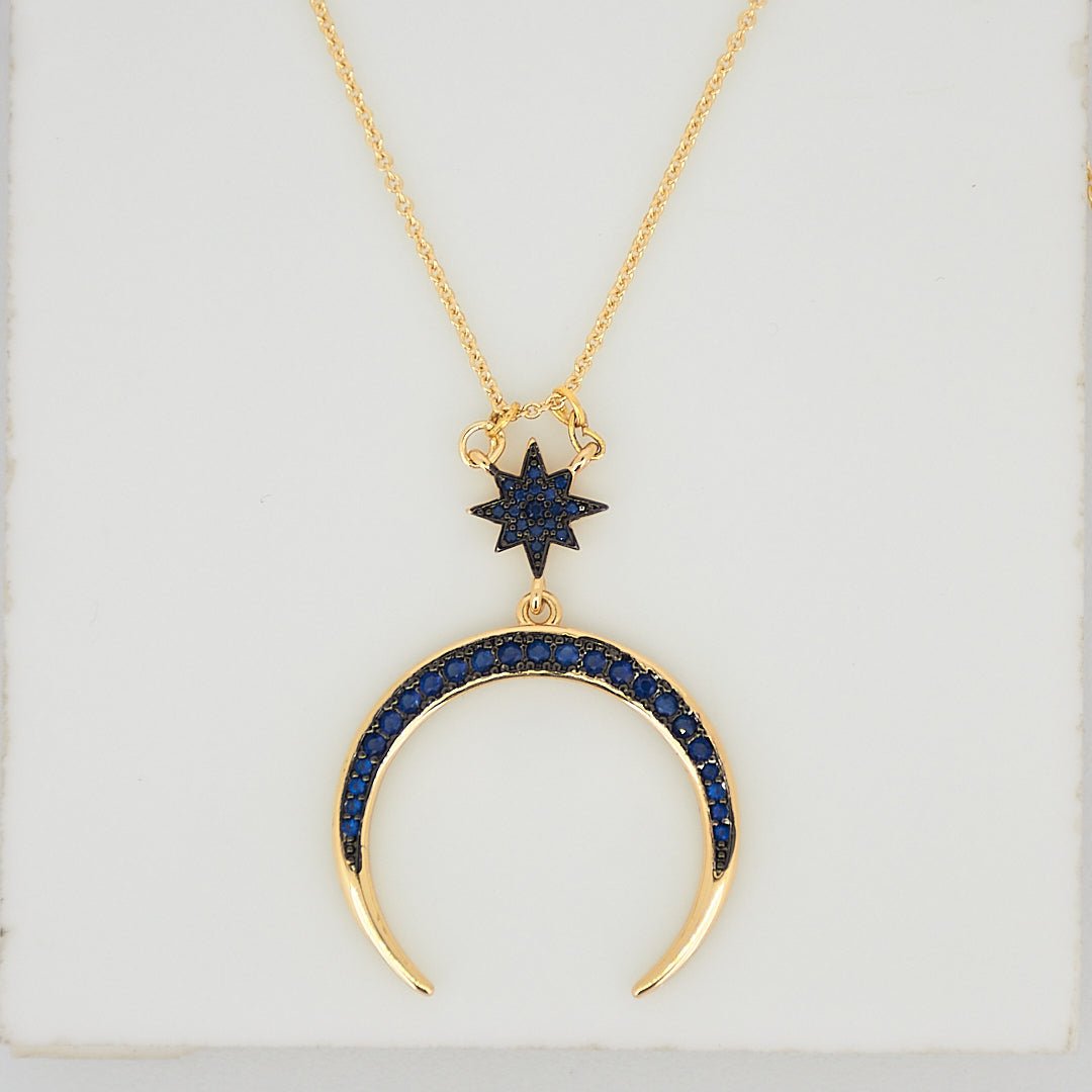 Star Horseshoe Necklace - Upakarnaproduct_type