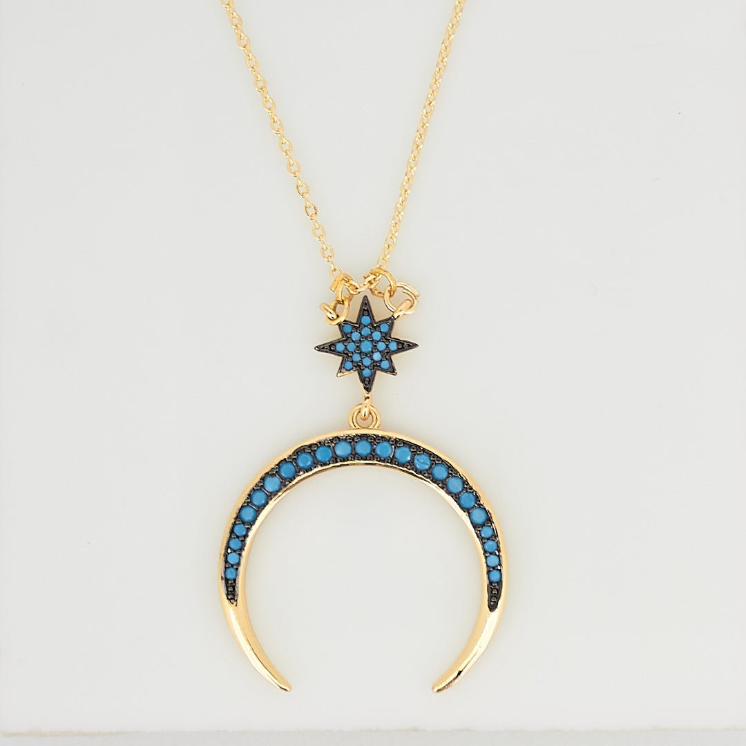 Star Horseshoe Necklace - Upakarnaproduct_type