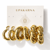 Statement Hoop Earring Stack - Upakarnaproduct_type