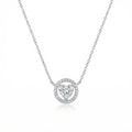 Stellar Heart Halo Necklace