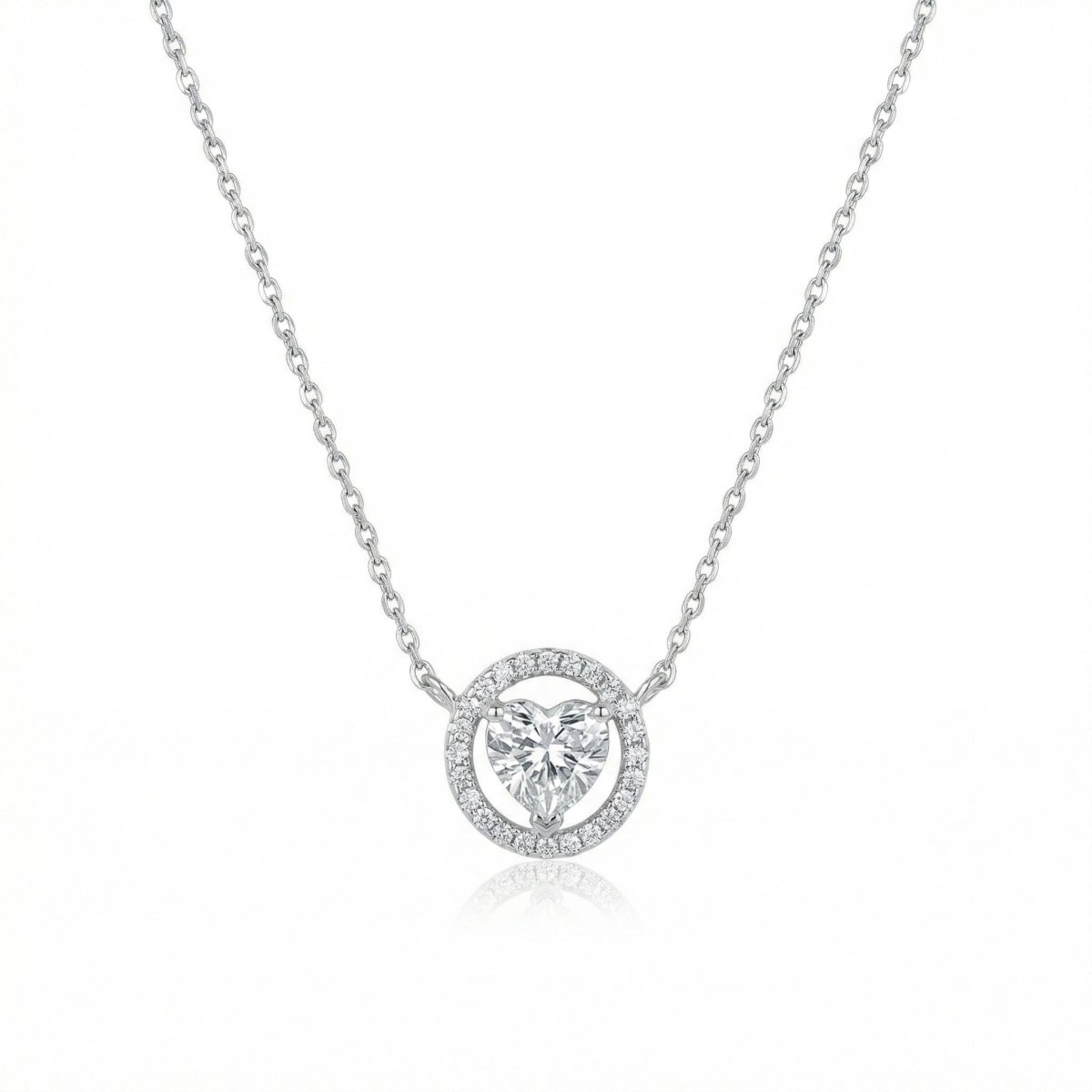 Stellar Heart Halo Necklace - Upakarnaproduct_type